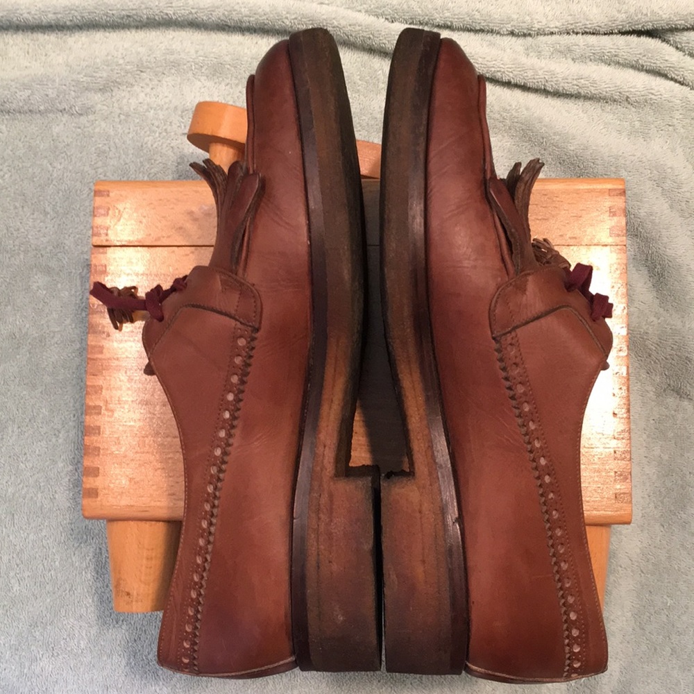 Polo Ralph Lauren bath leather Kiltie apron shoes - Picture 3 of 8